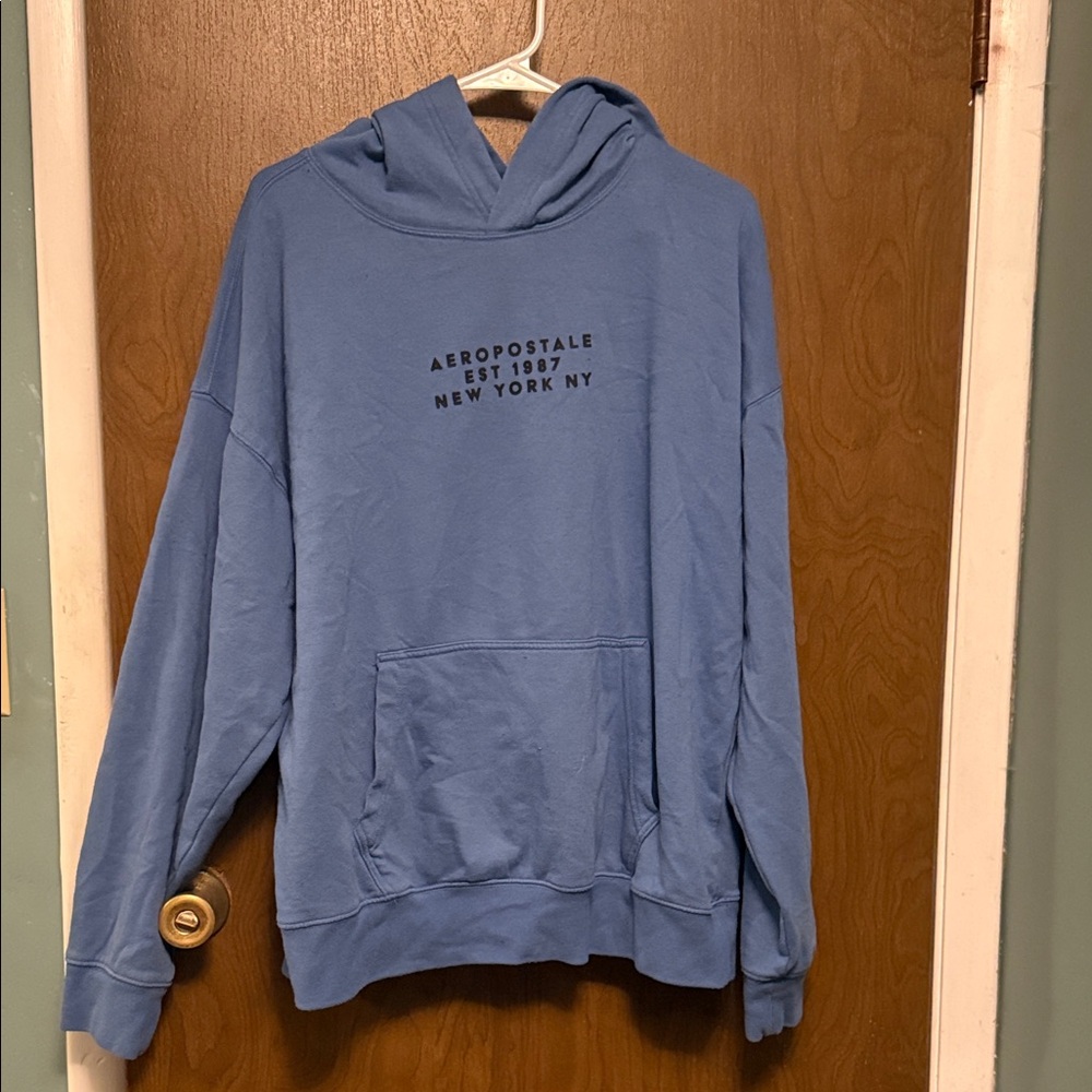 Aeropostale Classic Blue Hoodie for Men size M
